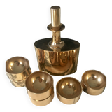 Pierre Forsell for skultuna. Sweden, 1970 gold-plated brass service