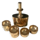 Pierre Forsell for skultuna. Sweden, 1970 gold-plated brass service