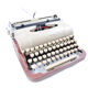 Underwood Quiet Tab De Luxe Caramel and Chocolate Typewriter 1954 revised
