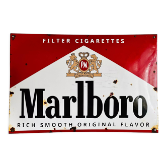 Vintage Marlboro metal sign, 1950