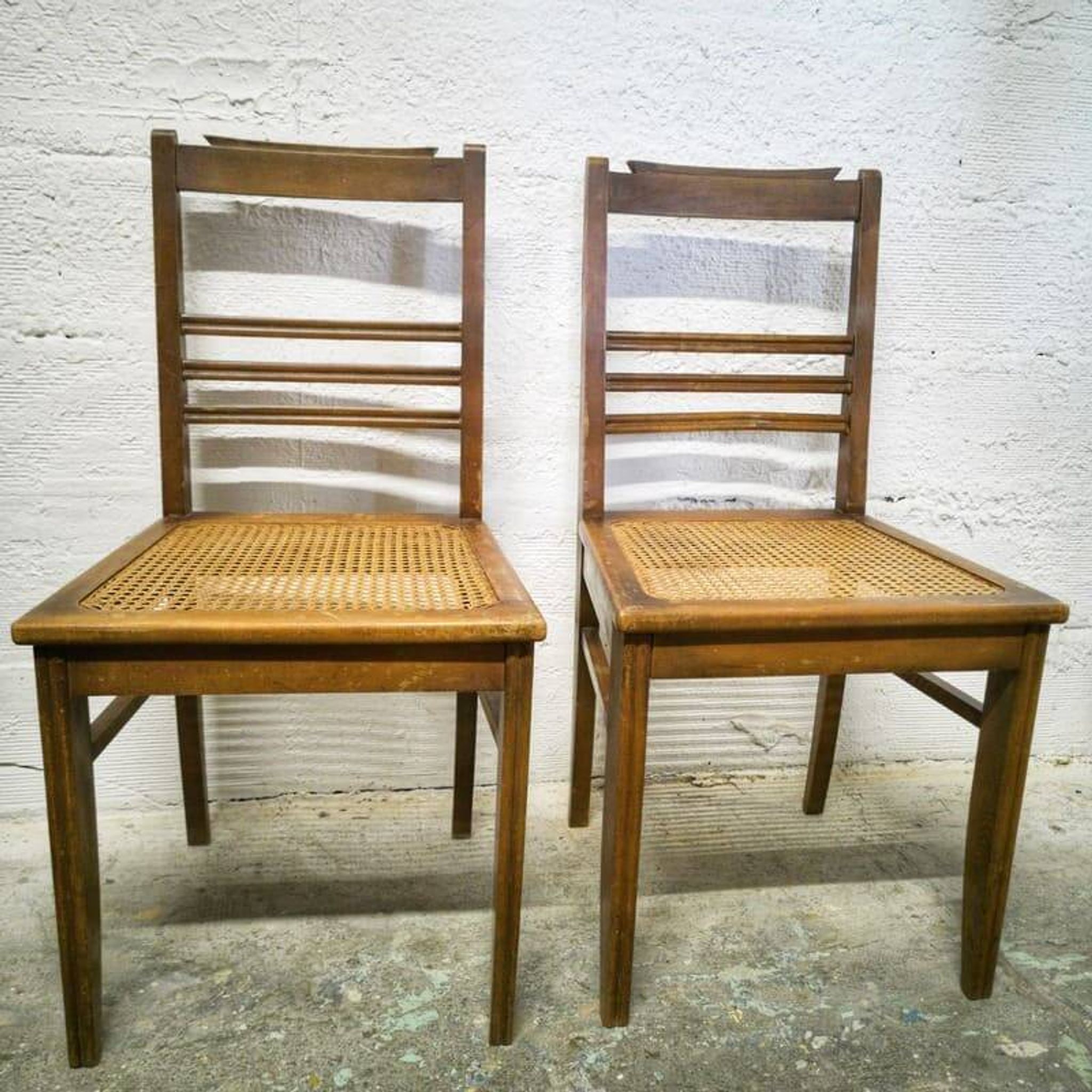 Paire de chaises vintage années 50