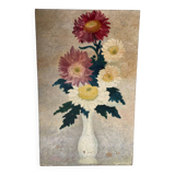 Peinture à l’huile fleurs