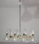 Museal 8 Light Art Decò Barovier e Toso Chandelier, Murano "Bubble" Glass,