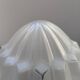 Art Nouveau ceiling light, table lamp in pressed-molded glass