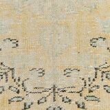 3x9 Beige & Yellow Turkish Vintage Runner Rug, 80x281Cm SK 23538