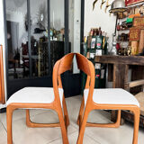 Vintage Baumann sled chairs.