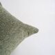 Fauteuil et pouf Togo en tweed émeraude