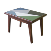 Colorful modernist table from the 1960s