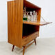 Vintage webé teak wall cabinet by Louis Van Teeffelen