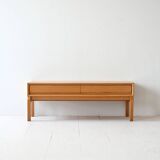 Vintage oak low cabinet