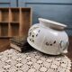 Vintage soup tureen base MBFA Pornic Aunis M.A., hand-painted earthenware