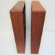 Two wall shelves with vintage solid wood compartments 80s
