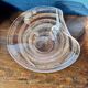 Coupe en verre de Murano rose pâle – design forme libre