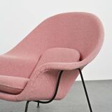 Womb Chair 1st edition by Eero Saarinen, Knoll circa 1948.