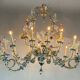 Rezzonico Gondola Chandelier In Multicolored Murano Glass Circa 1900