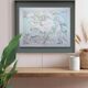 The Arctic region, period map, 1887, Authentic.