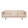 Sofa ALTA en velours beige, design scandinave