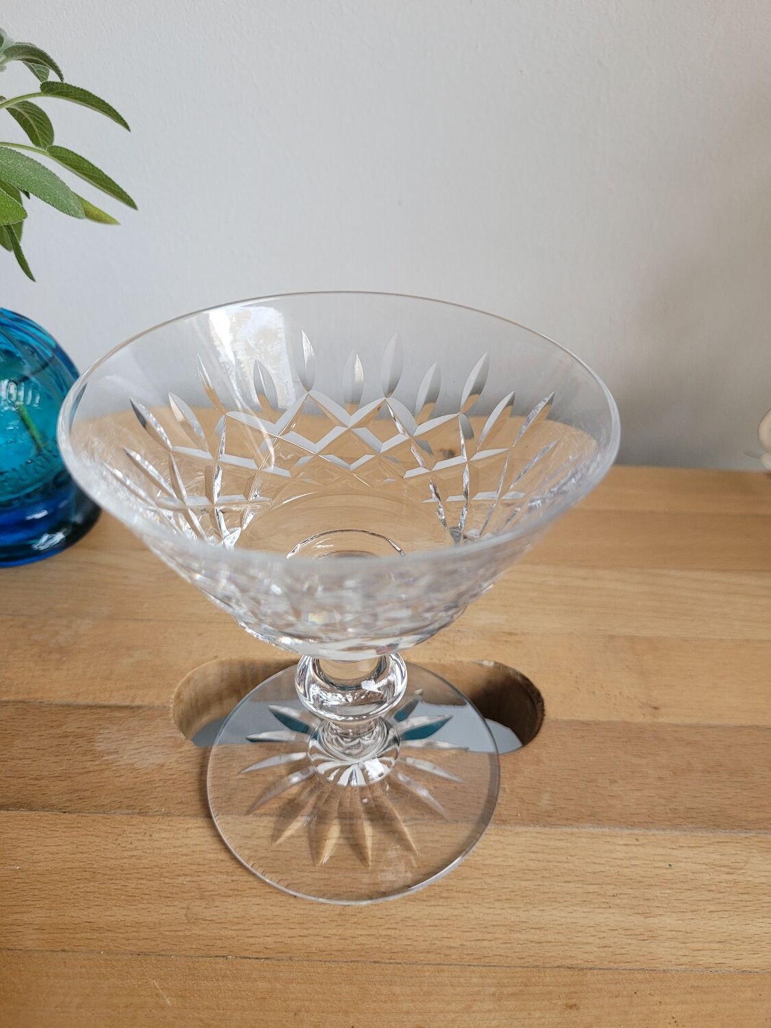 Coupe à champagne en cristal