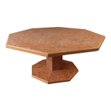 Table de salle a manger en placage de marbre