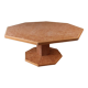 Marble veneer dining table