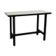 Formica and metal side table