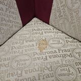 Canapé d'angle modulable Socrates en cuir bordeaux par Poltrona Frau, 1970