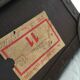 Suitcase box vintage with labels