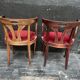 Paire de fauteuils de style art nouveau