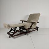 English reclining library chair (circa 1860)
