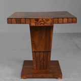 1930 Art Deco square healing marked with walnut