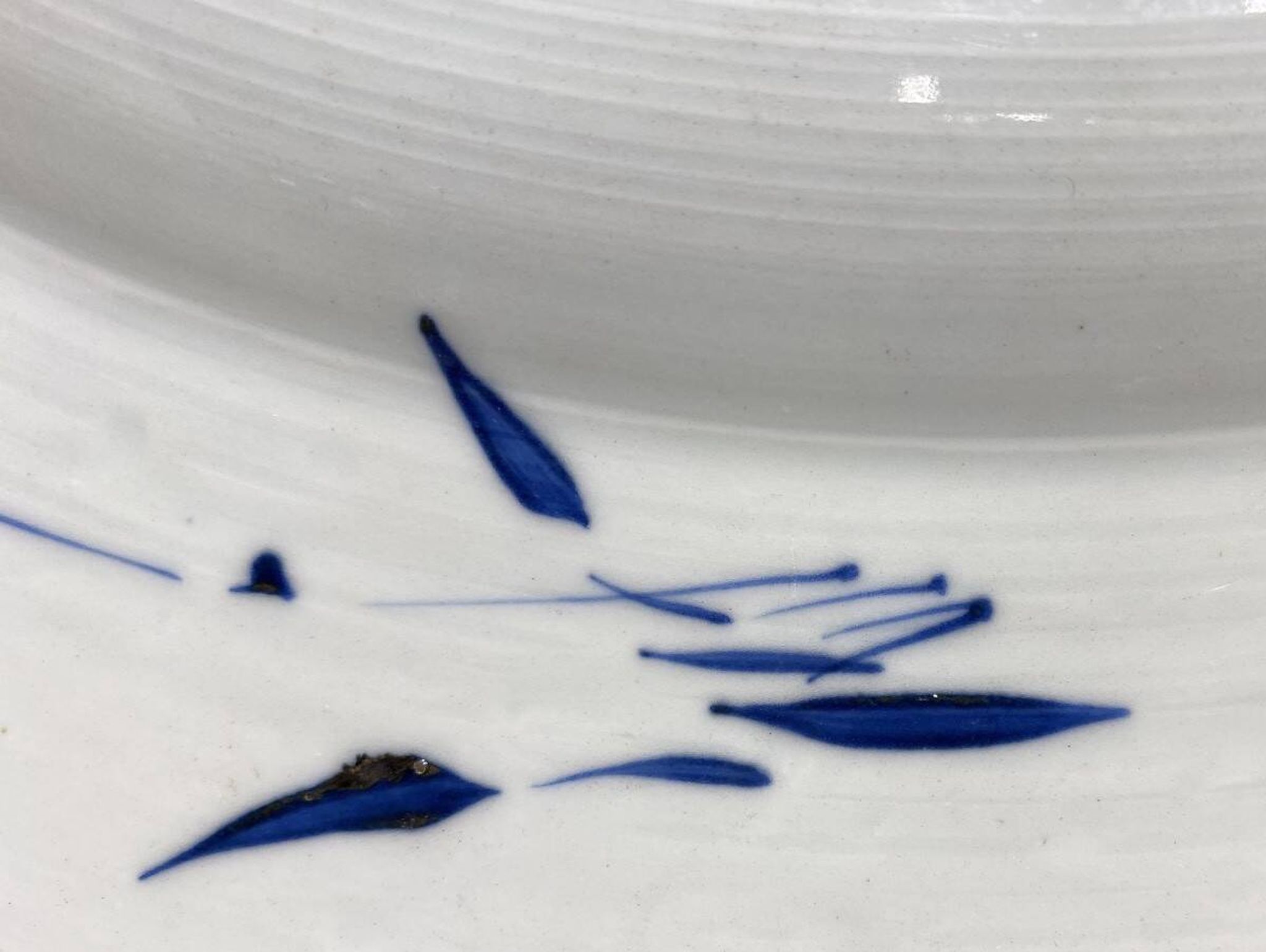 Grand plat en porcelaine Compagnie des Indes XVIIIème