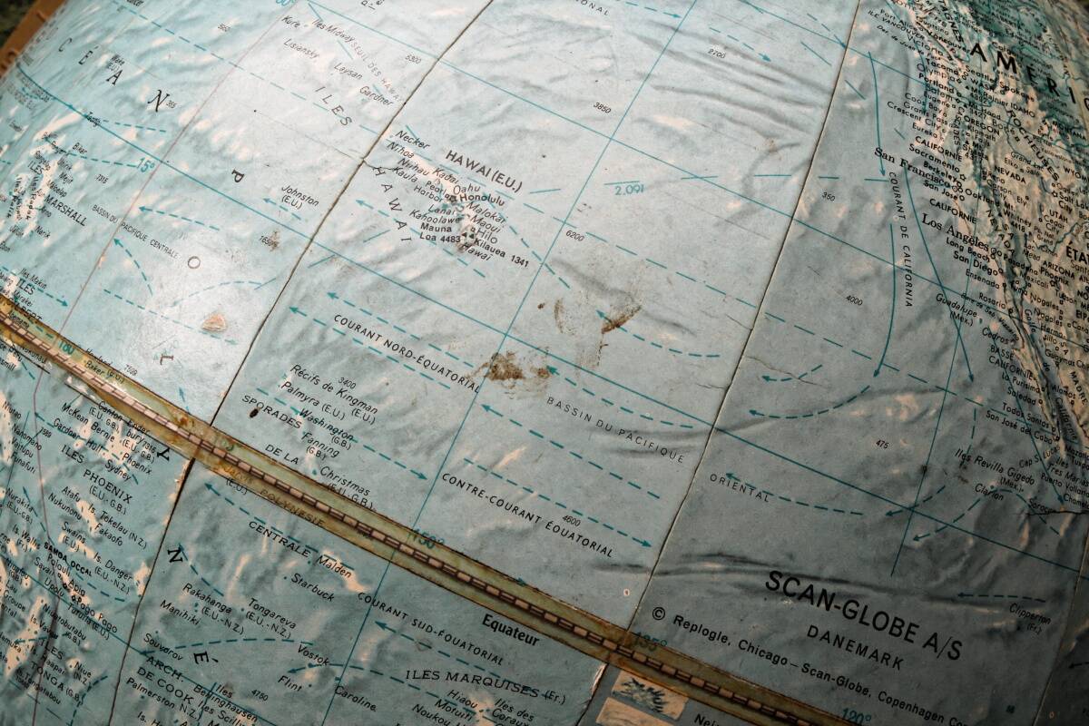 Globe terrestre Scan globe Danemark
