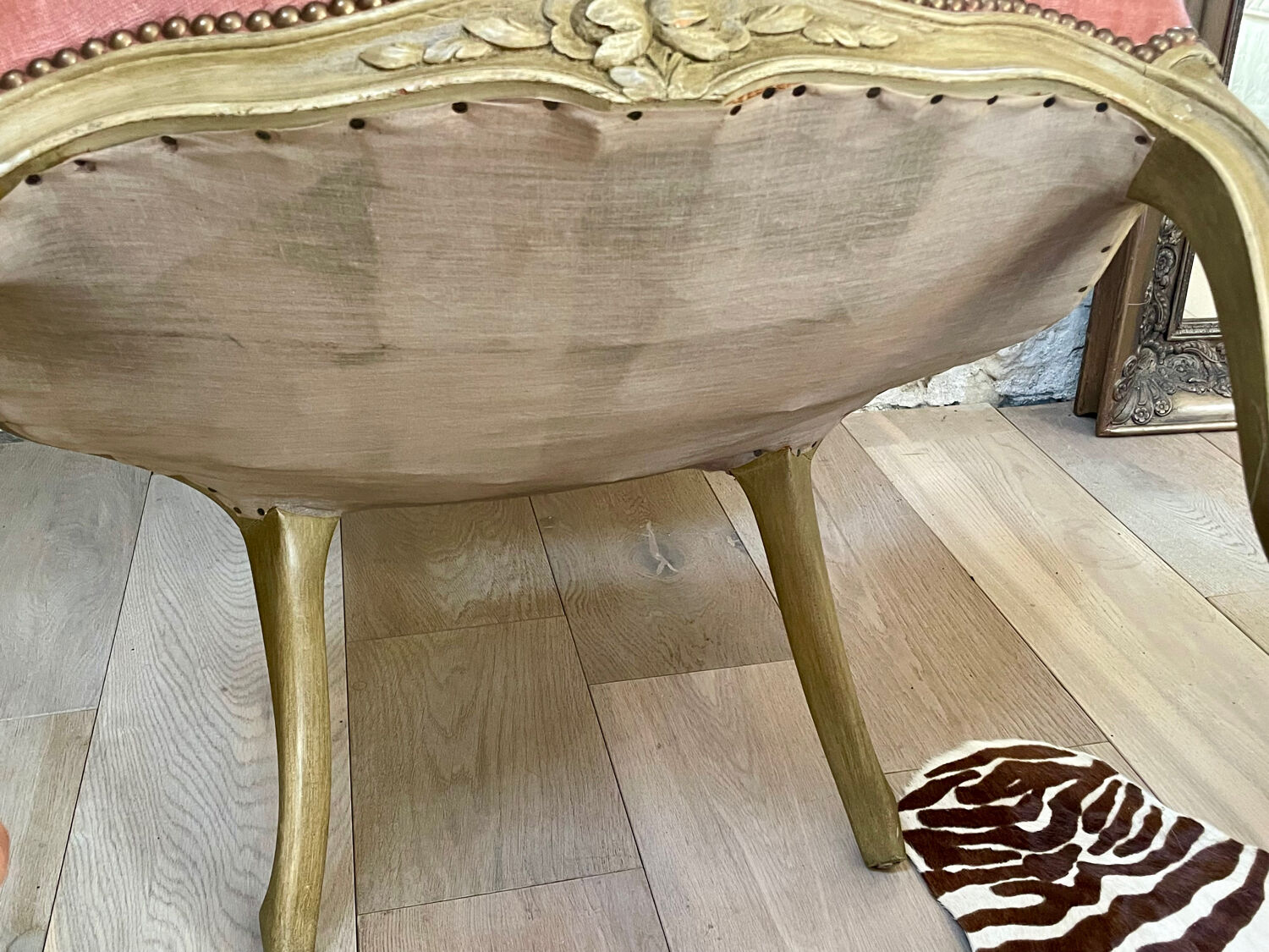 Paire de fauteuils cabriolet Louis XV