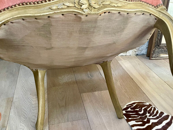 Paire de fauteuils cabriolet Louis XV