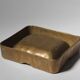 Cendrier en bronze brutalisme organique, années 1960