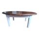 Oval coffee table