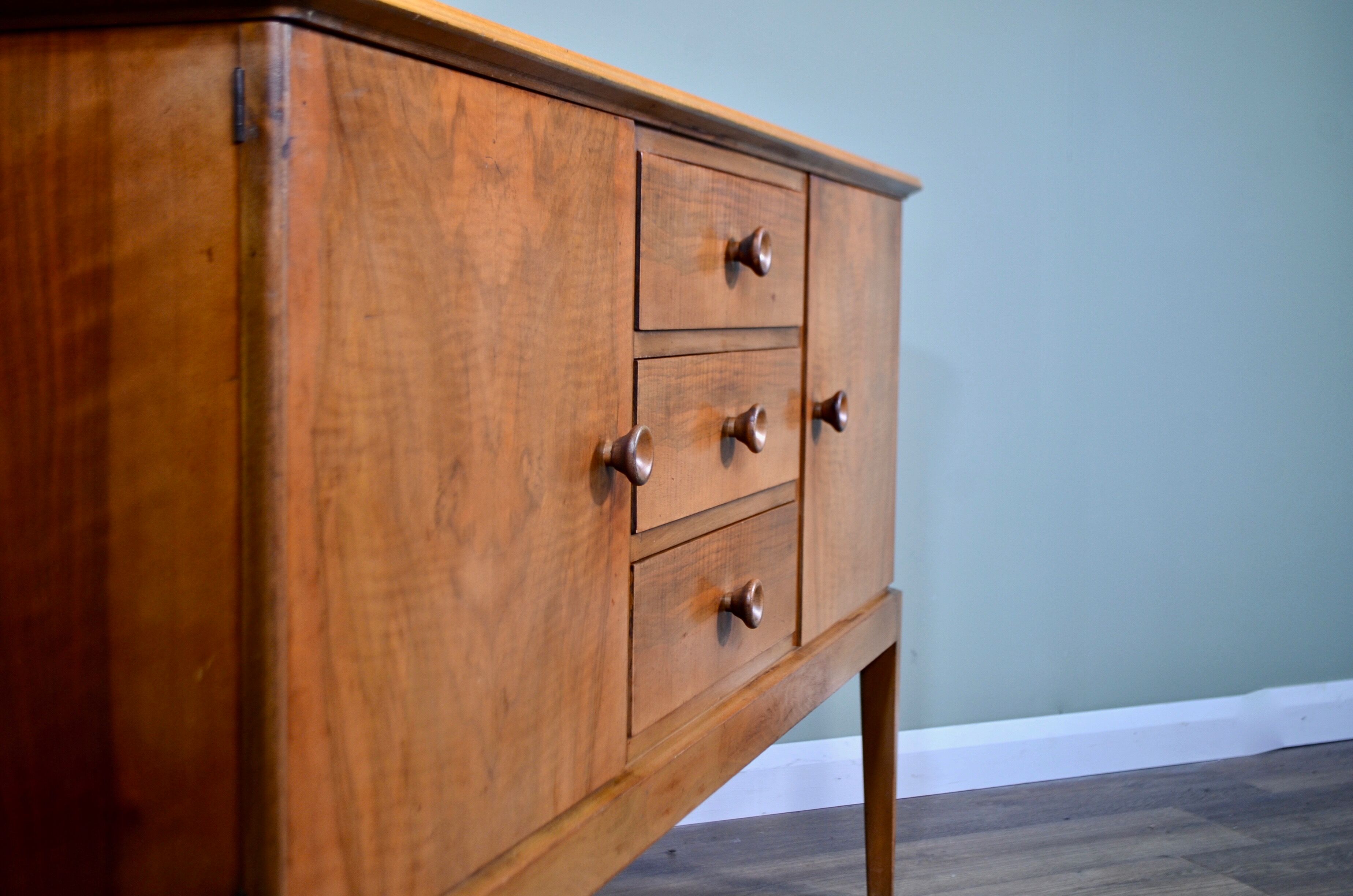 Midcentury Gordon Russell for Heal's Walnut Sideboard. Vintage / Modern / Retro / Danish / Scandinavian style.