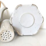 Teapot, stove and 6 cups