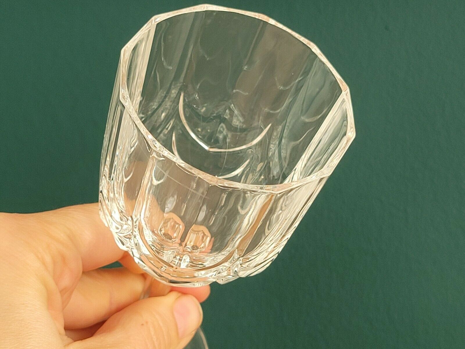 18 art deco walking glasses: service for 6 people (water, wine, liqueur)