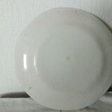 Plate faience plateviile st clement decor in chinese late 19th