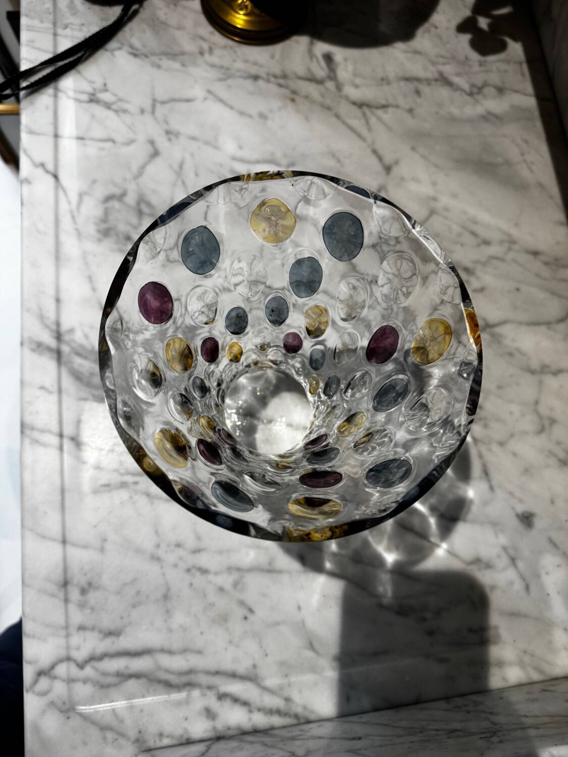 Bohemian glass vase Borske Sklo Nemo Pitcher by Max Kannegiesser