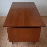 Mid century teak executive desk from H.P. Hansen, 1960s