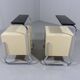 Set of 2 tubular bedside tables from the 50s