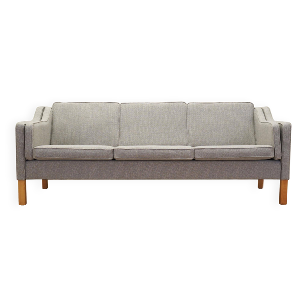 Canapé en hêtre, design danois, années 1970, production : Danemark