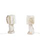 Alabaster lamp, contemporary work
