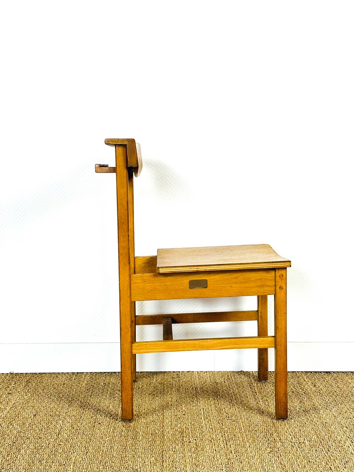 6 vintage oak chairs from the 1960s
