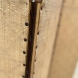 Rattan and bamboo screen