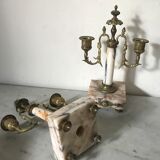 Pair of Napoleon III candlesticks