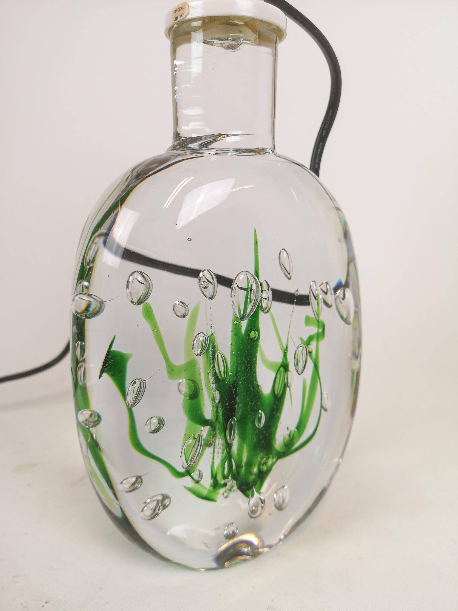 Mid-century table lamp "Seaweed" Kosta Vicke Lindstrand, 1950s, Sweden
