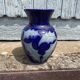 Vase betschdorf p. schmitter salt glaze cobalt s